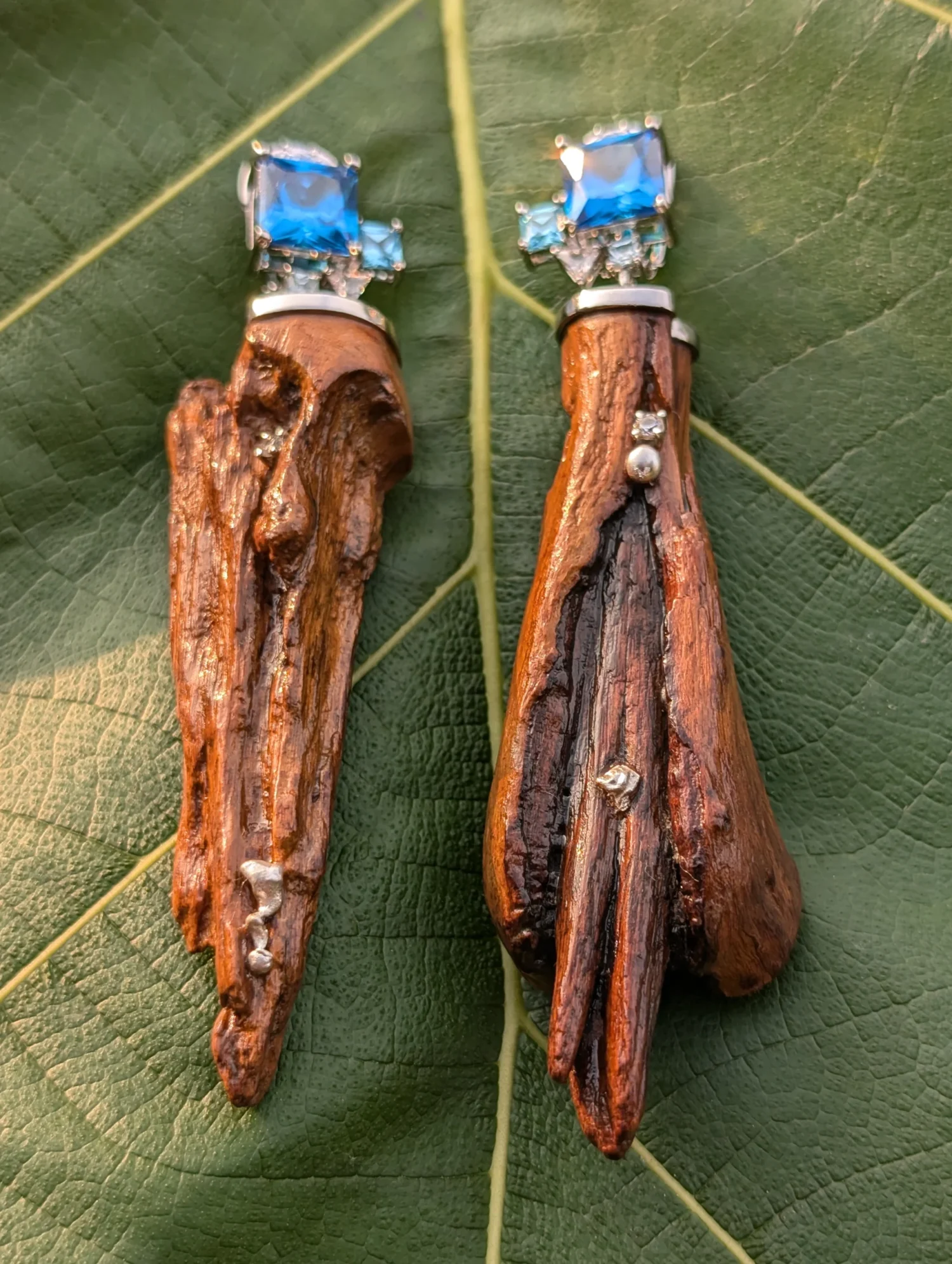 Aqua Aura Earrings