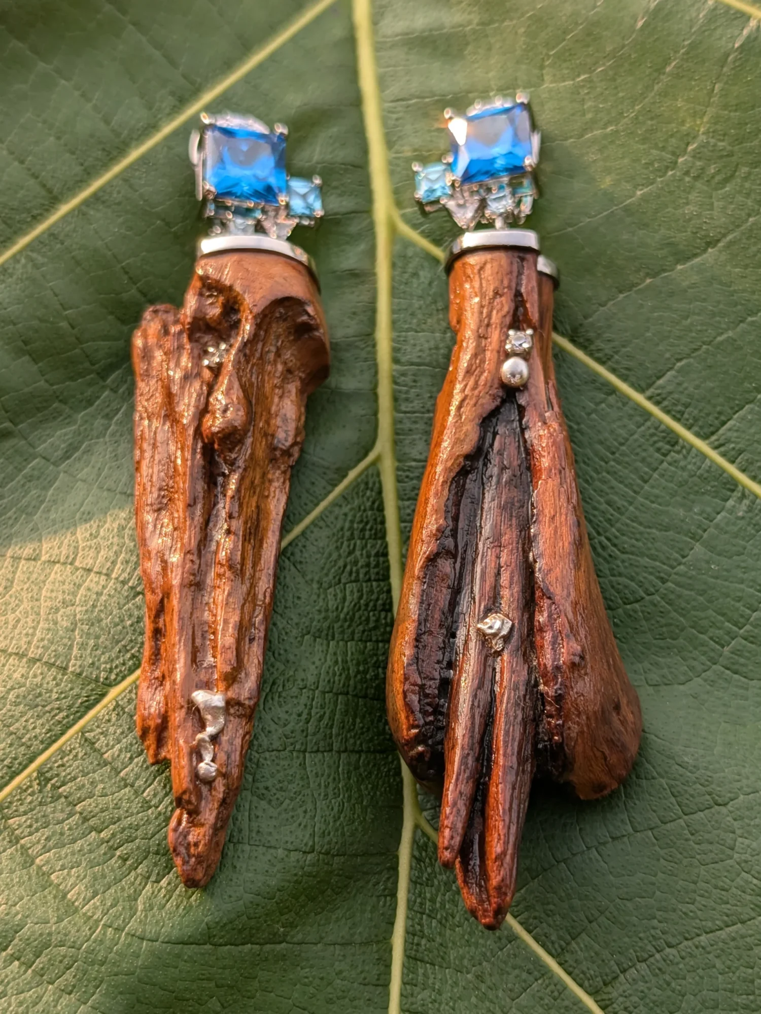 Aqua Aura Earrings