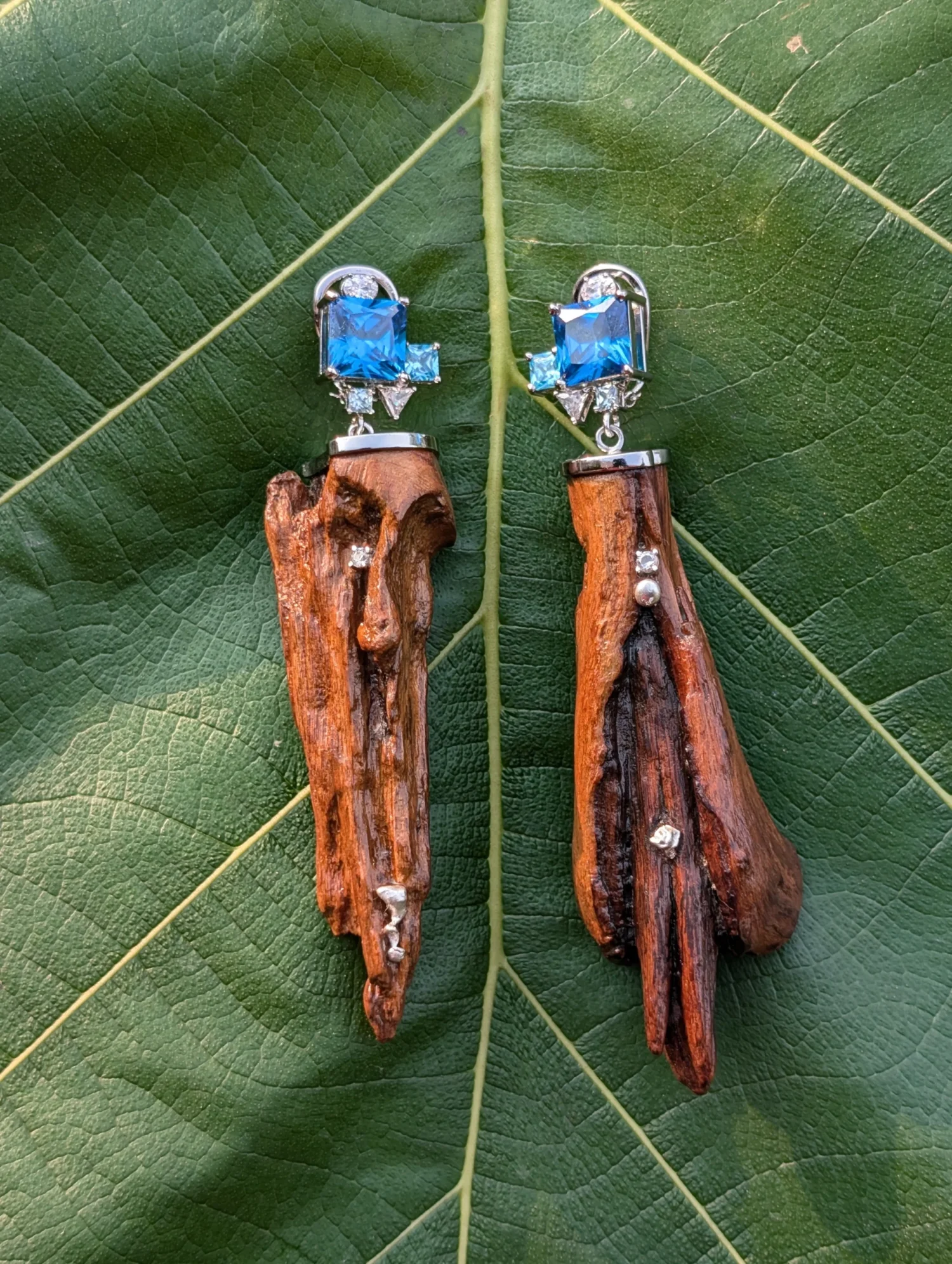 Aqua Aura Earrings