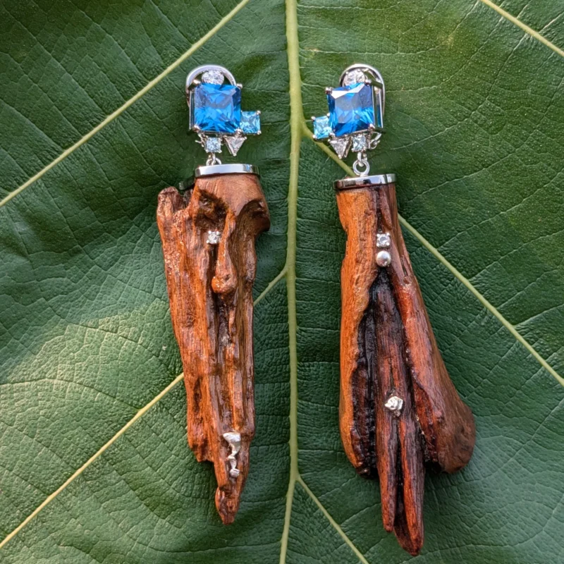 Aqua Aura Earrings