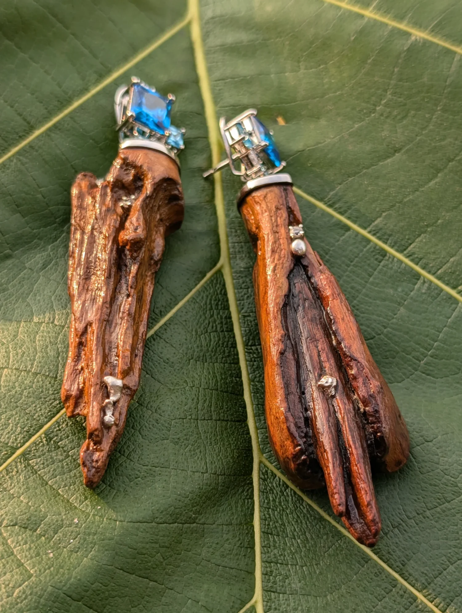 Aqua Aura Earrings