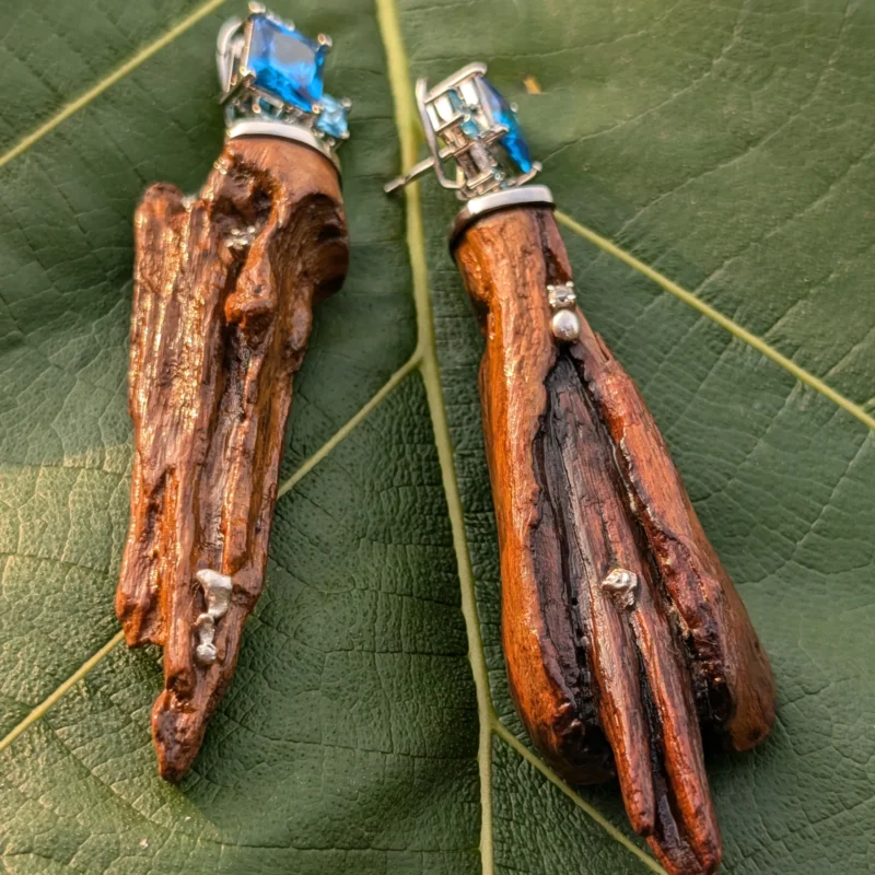 Aqua Aura Earrings