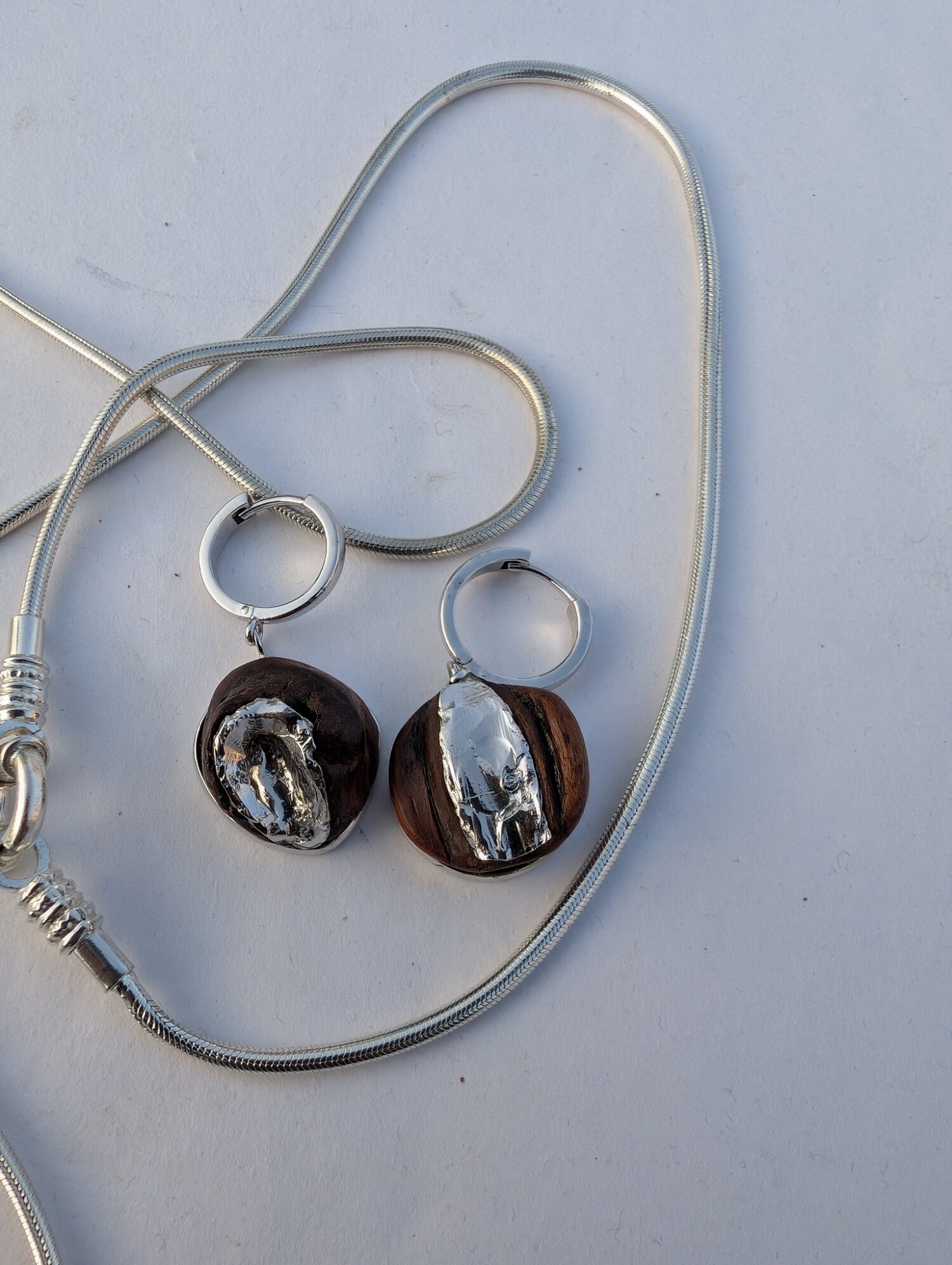 Wood and Wave Bali Earrings