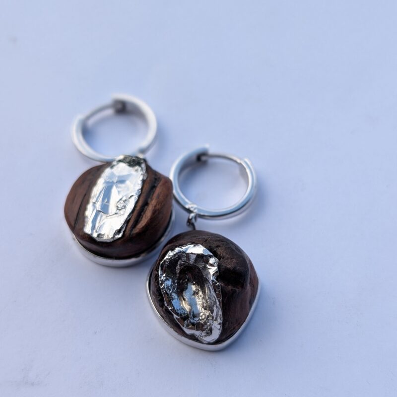 Wood and Wave Bali Earrings