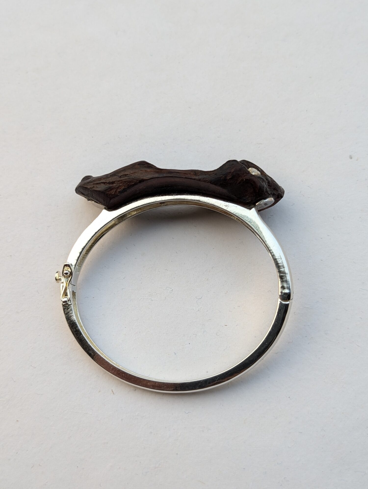 Wood Flower Bracelet