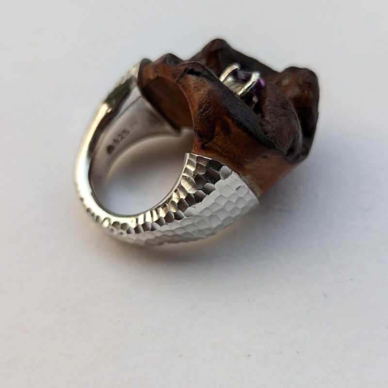 Violet Wave Ring