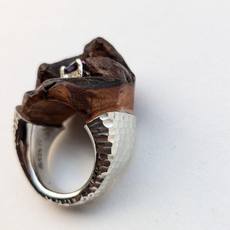 Violet Wave Ring
