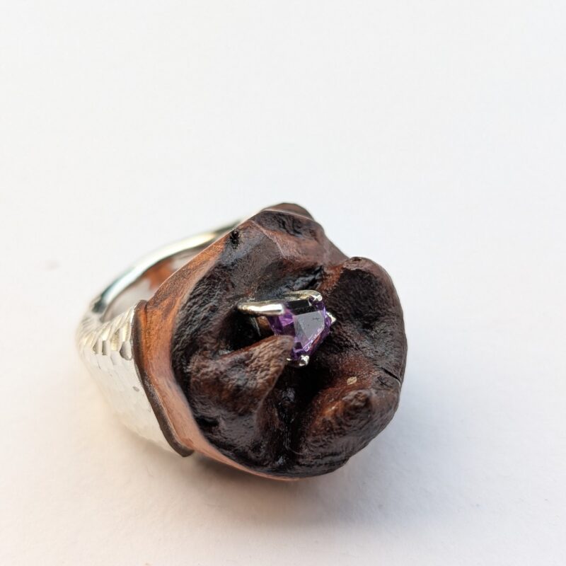 Violet Wave Ring
