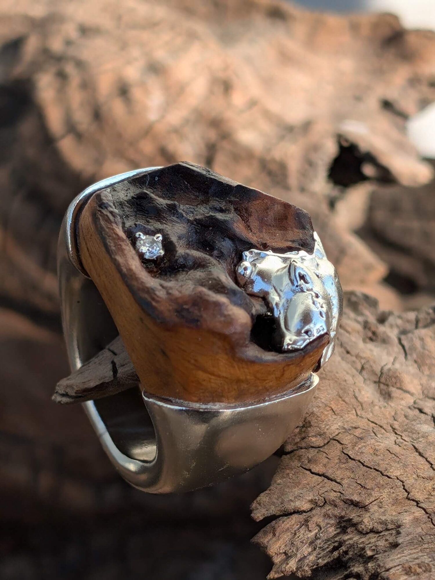 Silver Occean Ring