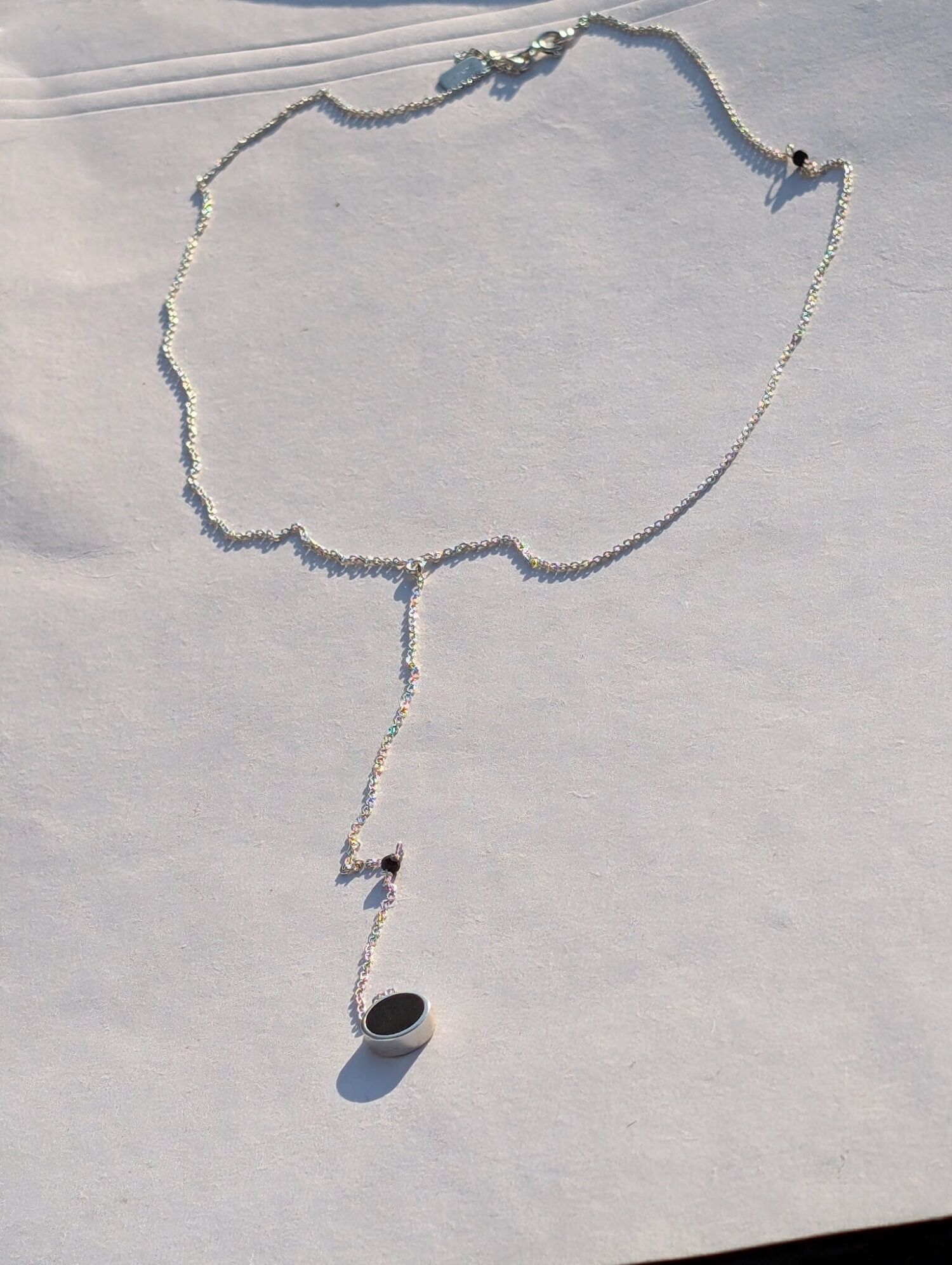 The Onyx Line Necklace