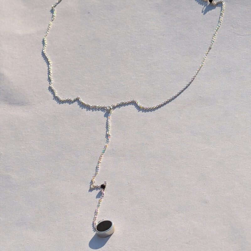 The Onyx Line Necklace
