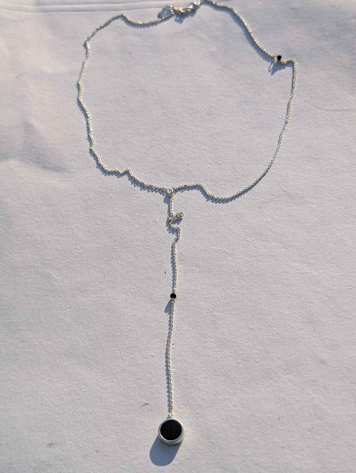 The Onyx Line Necklace