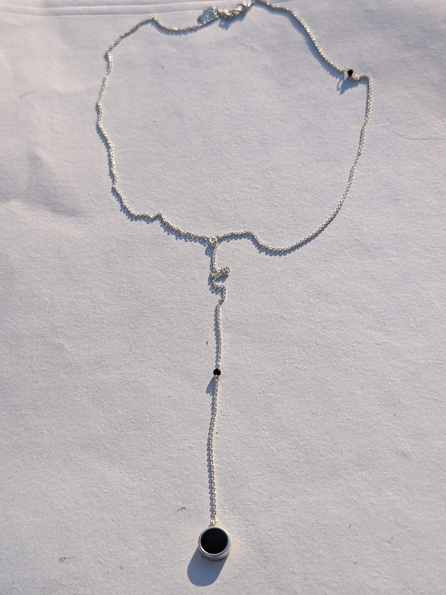 The Onyx Line Necklace