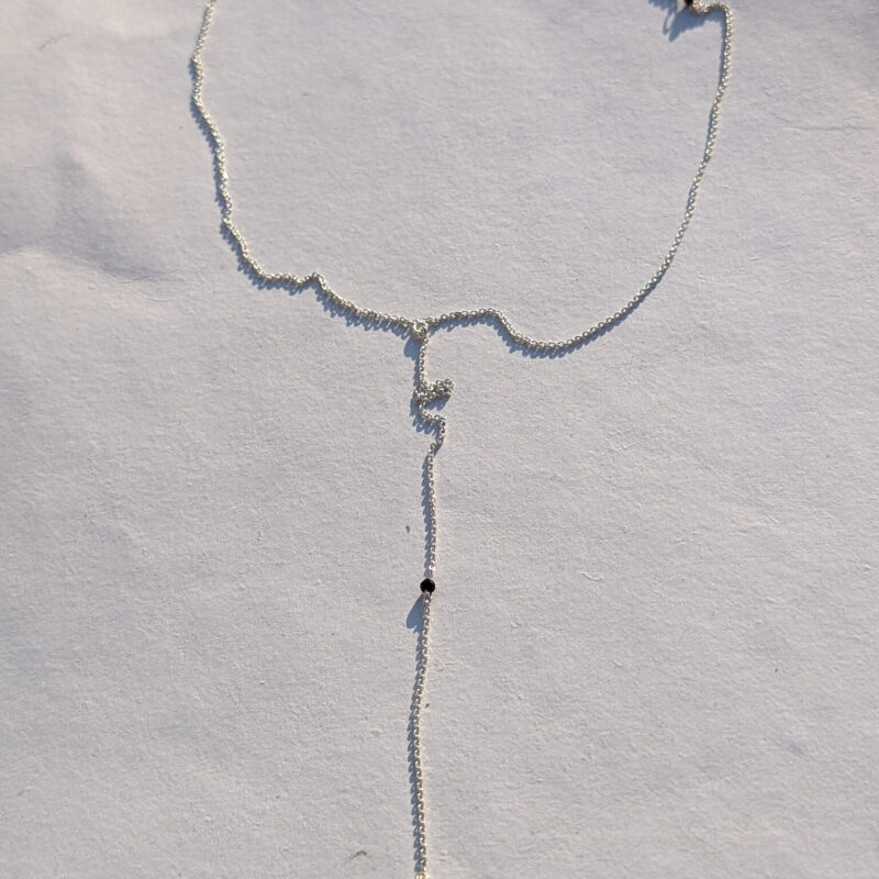 The Onyx Line Necklace