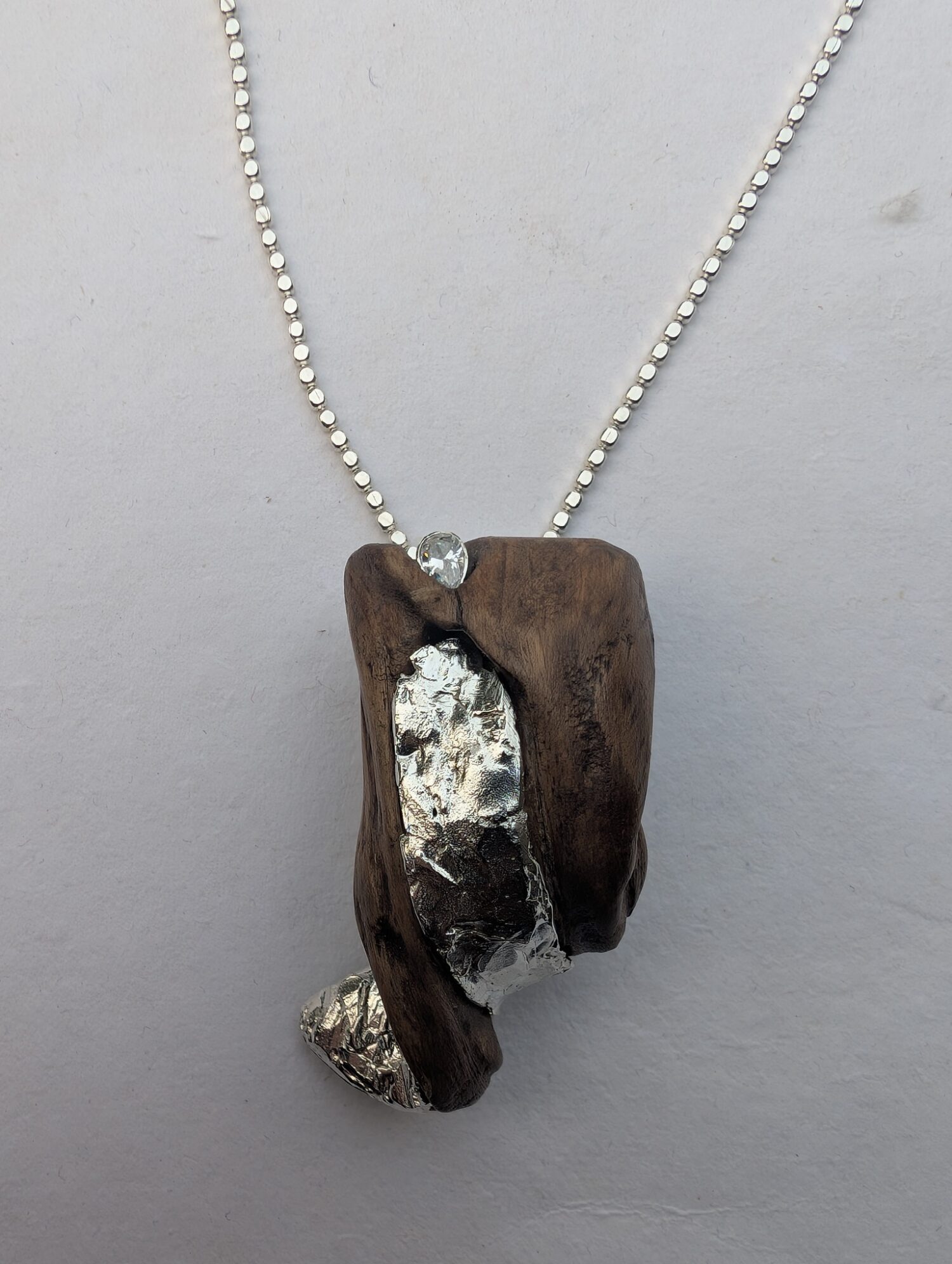 Wood and Wave Pendant