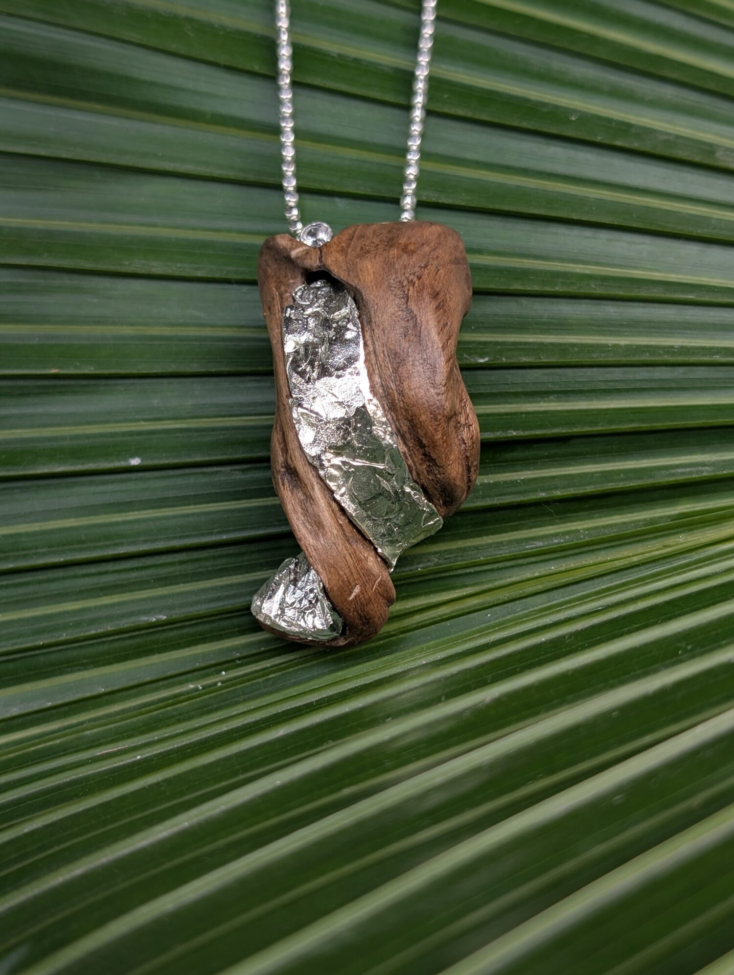 Wood and Wave Pendant