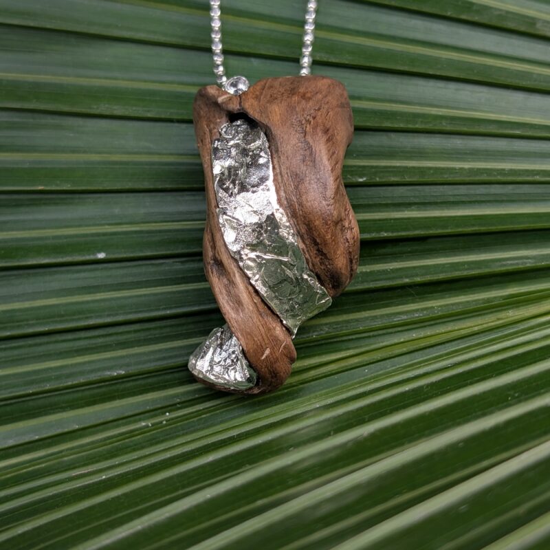 Wood and Wave Pendant