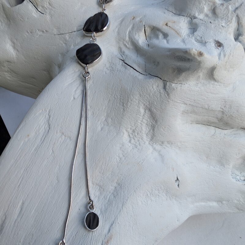 Black Waterfall Necklace