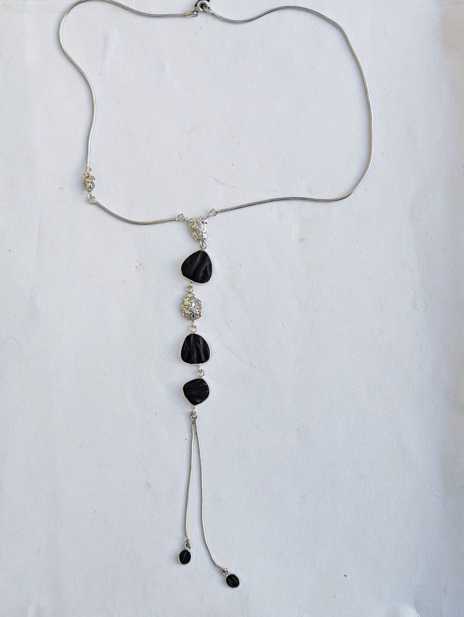 Black Waterfall Necklace