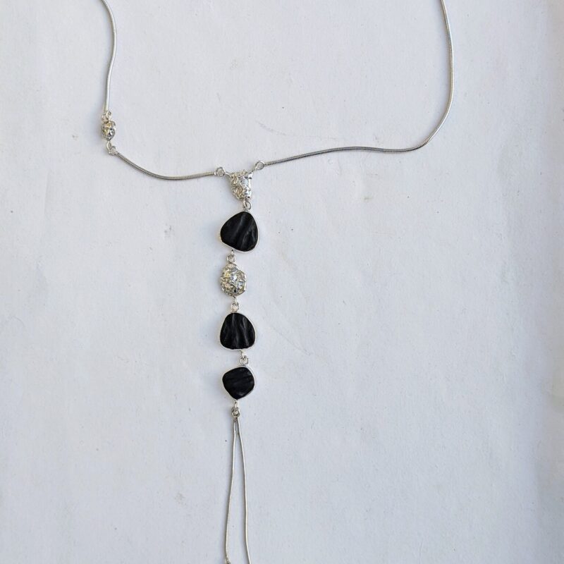 Black Waterfall Necklace