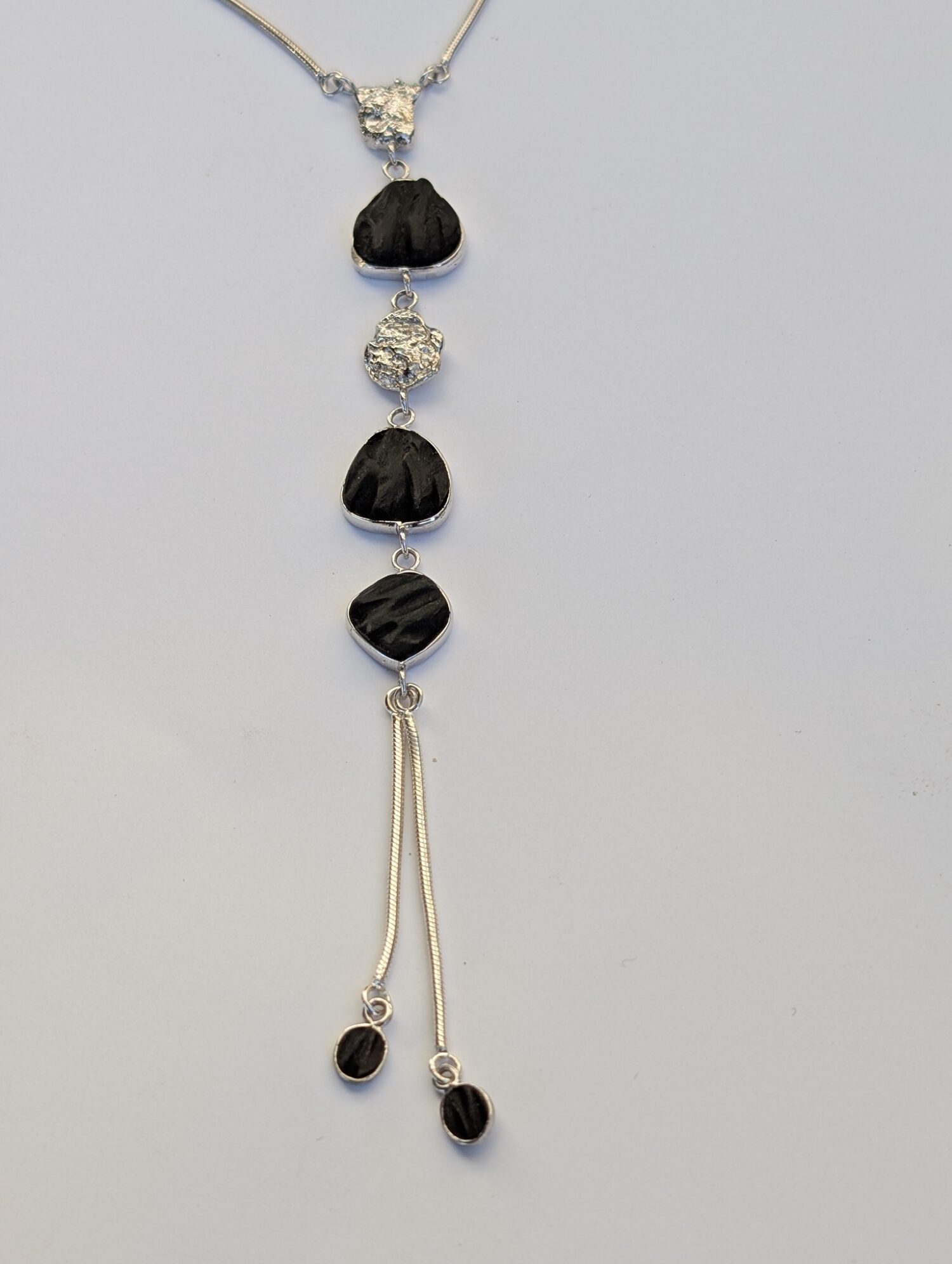 Black Waterfall Necklace