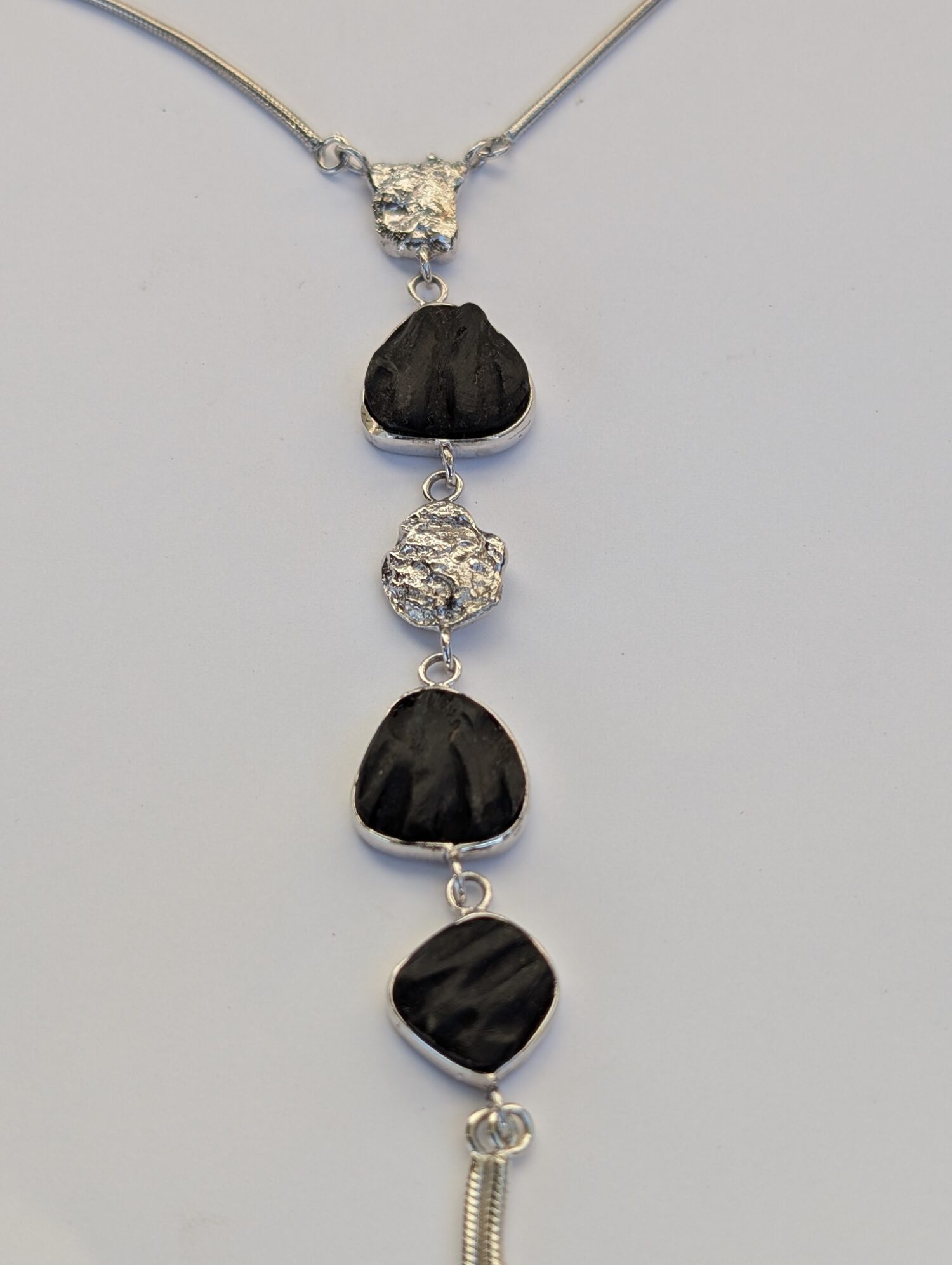 Black Waterfall Necklace