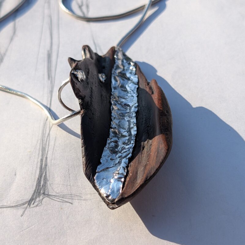 Echo Pendant with Thick Chain