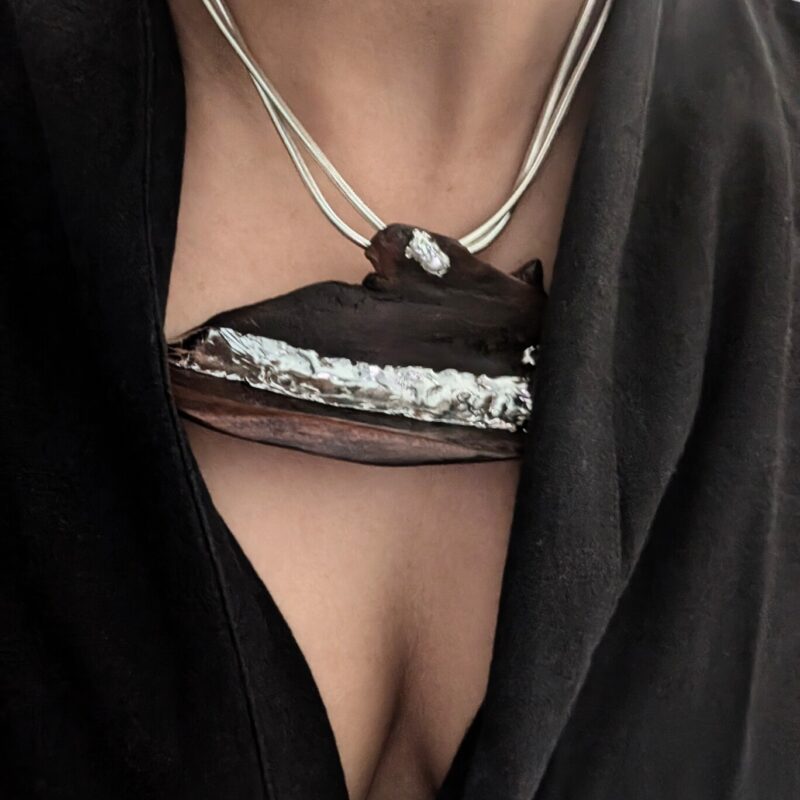 Echo Pendant with Thick Chain